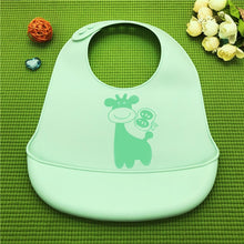 Load image into Gallery viewer, Silicone Baby Bib