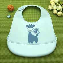 Load image into Gallery viewer, Silicone Baby Bib