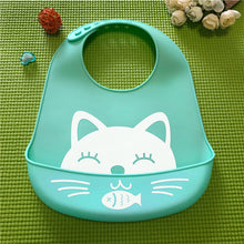 Load image into Gallery viewer, Silicone Baby Bib