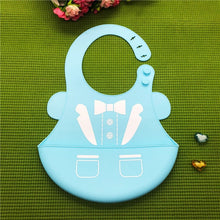 Load image into Gallery viewer, Silicone Baby Bib