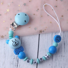Load image into Gallery viewer, Personalized Name Baby Pacifier Clip