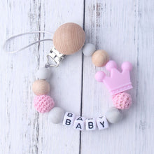 Load image into Gallery viewer, Personalized Name Pacifier Clip