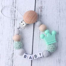 Load image into Gallery viewer, Personalized Name Pacifier Clip