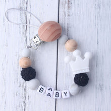 Load image into Gallery viewer, Personalized Name Pacifier Clip
