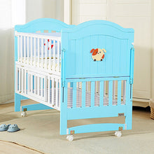 Load image into Gallery viewer, Solid Wood Baby Crib