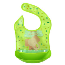 Load image into Gallery viewer, Cartoon Animal Waterproof Baby Bibs
