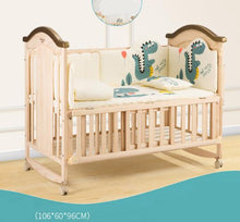 Load image into Gallery viewer, Solid Wood Baby Crib