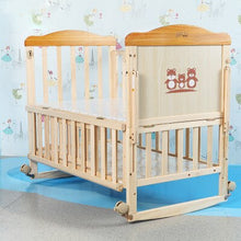 Load image into Gallery viewer, Solid Wood Baby Crib