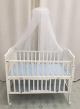 Load image into Gallery viewer, White Solid Wood Baby Crib