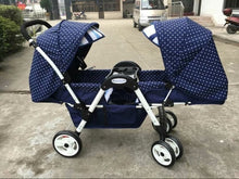Load image into Gallery viewer, Twin Baby Stroller