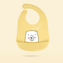 Load image into Gallery viewer, Cartoon Silicone Baby Bib