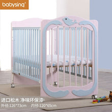 Load image into Gallery viewer, Solid Wood Baby Crib