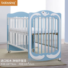 Load image into Gallery viewer, Solid Wood Baby Crib
