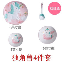 Load image into Gallery viewer, Unicorn Plate Set