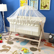 Load image into Gallery viewer, Solid Wood Baby Crib